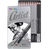 Colorino piešimo rinkinys 80118PTR — 12 dalių pieštukų ir aksesuarų rinkinys eskizams