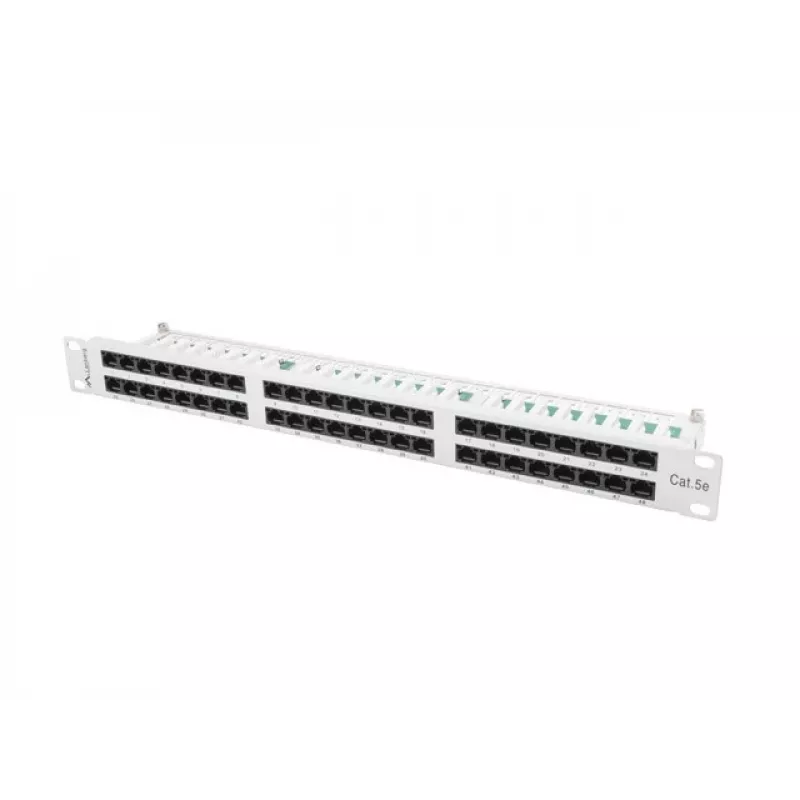 Patch Panel 1U Lanberg PPU5-1048-S 48 prievadų Cat5e