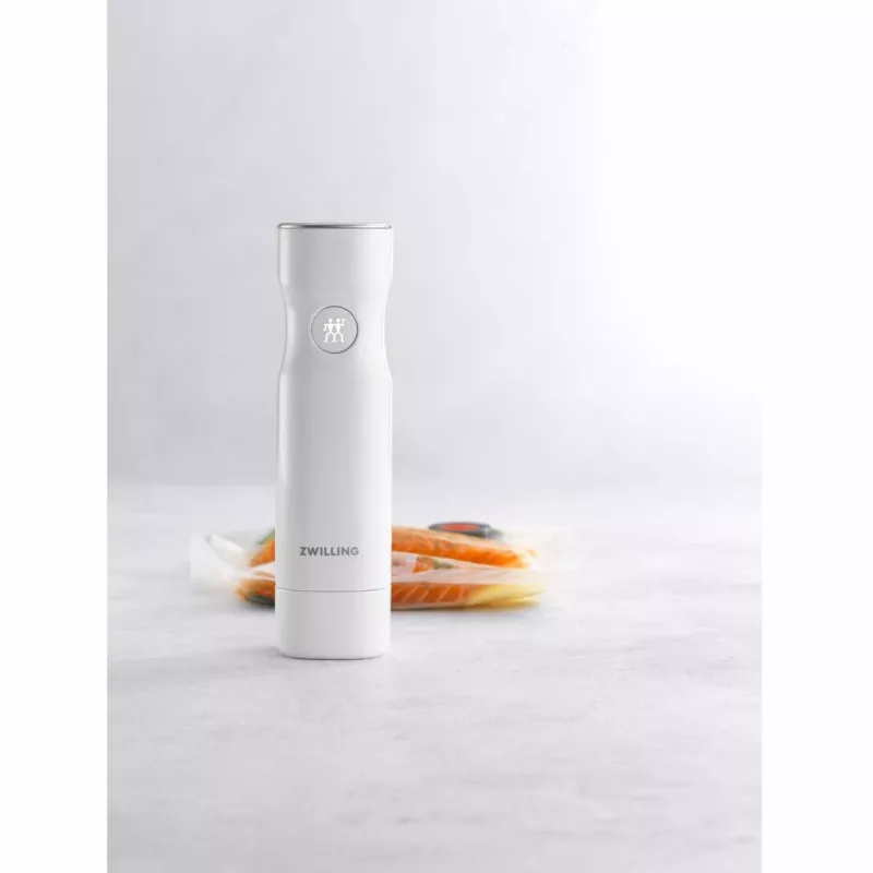 Vakuuminis siurblys ZWILLING FRESH & SAVE baltas, baterija 3,7V, MicroUSB įkrovimas, 190×50×50 mm, 330 g