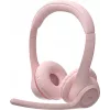 Logitech Zone 300 belaidės ausinės su mikrofonu, rožinės spalvos, 981-001412