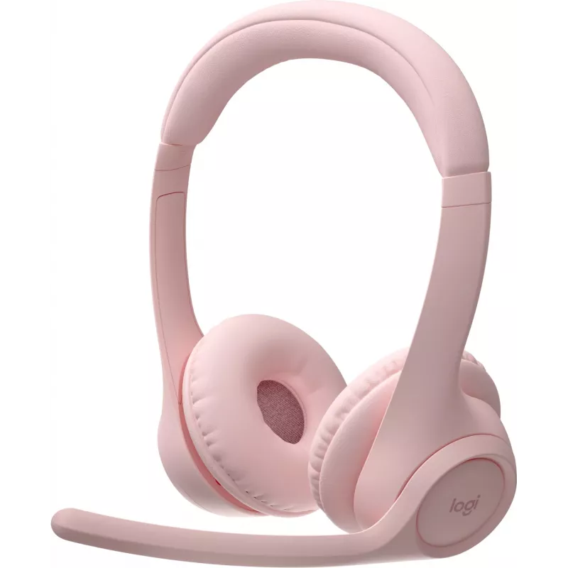 Logitech Zone 300 belaidės ausinės su mikrofonu, rožinės spalvos, 981-001412