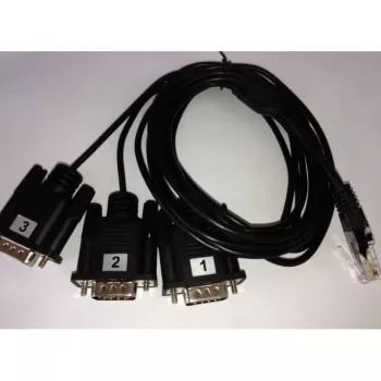 Serijinis kabelis ALLNET ALL4500_COM Juodas DB-9 Vyriškas