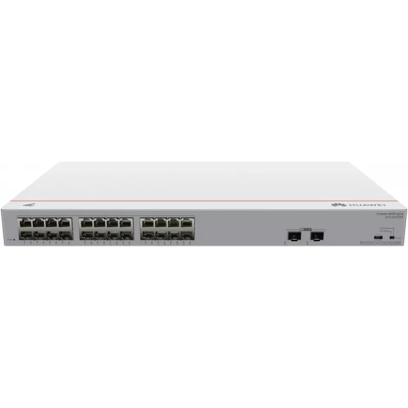HUAWEI eKit S110 Series S110-24LP2SR Nereglamentuojamas L2 Gigabit Ethernet (10/100/1000) Power over Ethernet (PoE) 1U Pilka
