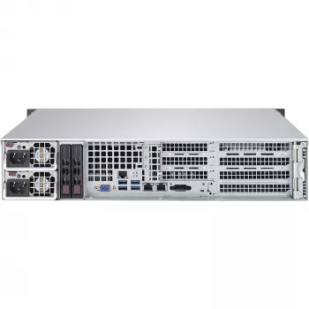 Super Micro Supermicro SC825M BTQC-R802WB - stelažinis korpusas - 2U - patobulintas ATX - SATA/SAS - karštai keičiami diskų krepšeliai - 800 W - juodas (CSE-825MBTQC-R802WB)