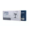 Grindinis TV stovas GEMBIRD TVS-D75S-01 37–75 coliams, plieninis, reguliuojamas aukštis ir pasvirimas, VESA 75x75–600x400, 40 kg