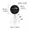 Nešiojamas žvejybinis sonaras Deeper Smart Sonar PRO+ 2, 2 sonaro spinduliai, 675 kHz, 100 m diapazonas, 65×65×65 mm, Li‑Ion 950 mAh
