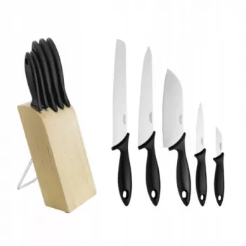 Fiskars peilių blokas su 5 peiliais