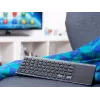 Belaidis RF pilno dydžio klaviatūra TRACER TRAKLA46934, QWERTY anglų, 2,4 GHz Nano imtuvas, membraninė, juoda/pilka