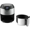 Karšto oro gruzdintuvė Tefal Easy Fry EY401D, 4,2 L, 1500 W, juoda/nerūdijantis plienas