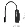 QOLTEC SATA adapteris 52269 2,5 colio diskui į USB-C, palaiko iki 2TB