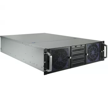 Inter-Tech IPC 3U-30765 – 3U stelažinis serverio korpusas, E-ATX, be maitinimo šaltinio, USB