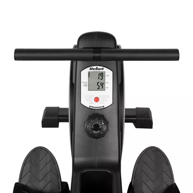 Irklavimo treniruoklis Rebel RBA-1005 magnetinis pasipriešinimas, 16 lygių, sulankstomas, max vartotojo svoris 120 kg