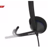 Koss CS195 USB laidinės ausinės su mikrofonu, juodos