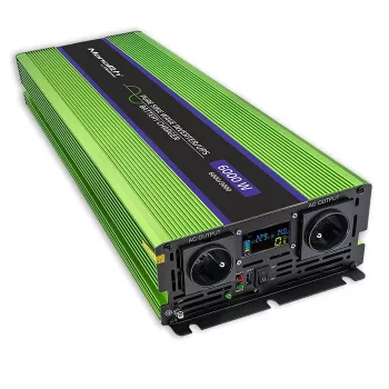 Automobilinis keitiklis Qoltec Monolith 6000 W Green 12 V