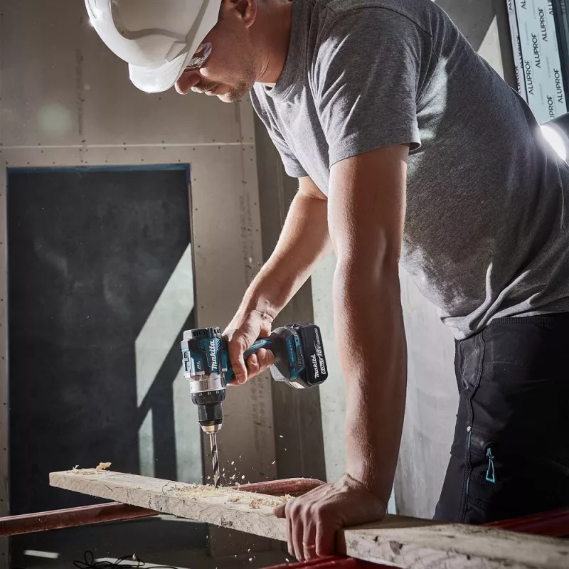 Makita DDF489RTJ akumuliatorinis atsuktuvas / gręžtuvas 1800 RPM juoda, mėlyna, plieninė