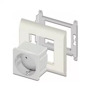 Lizdas kištukinis DELOCK CEE 7/3 (E tipas) baltas, 250 V, 16 A, 4000 W
