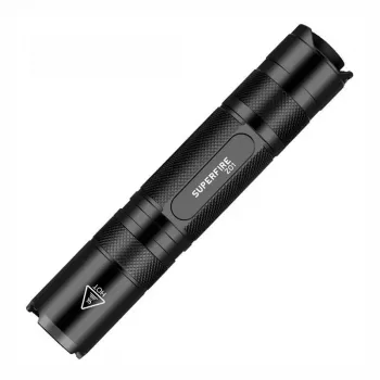 UV žibintuvėlis Superfire Z01 365 nm USB – nešiojama UV lempa su 365 nm bangos ilgiu, įkraunama per USB
