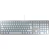 CHERRY KC 6000 SLIM FOR MAC klaviatūra, laidinė, USB, QWERTZ, vokiškas išdėstymas, sidabrinė