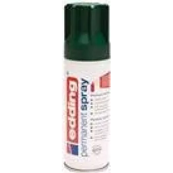 Akriliniai dažai purškiami Edding Permanent Spray 200 ml samaninė žalia