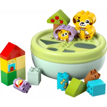 Konstrukcinis žaislas LEGO DUPLO Formų rūšiuotojas Šuniuko namelis 10441, 17 dalių, nuo 1½ iki 5 metų