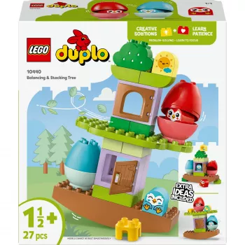 Konstruktorius LEGO DUPLO Balansuojantis ir rikiuojantis medis 10440 – 27 dalių, nuo 1,5 metų, dideli spalvoti blokeliai