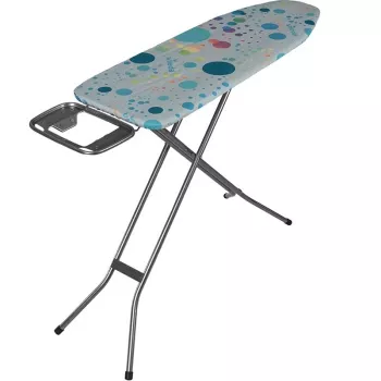 Pilno dydžio lyginimo lenta Vileda — nerūdijančio plieno kojos 1200×380 mm aukštis 75–96 cm sulankstoma lygintuvo laikiklis