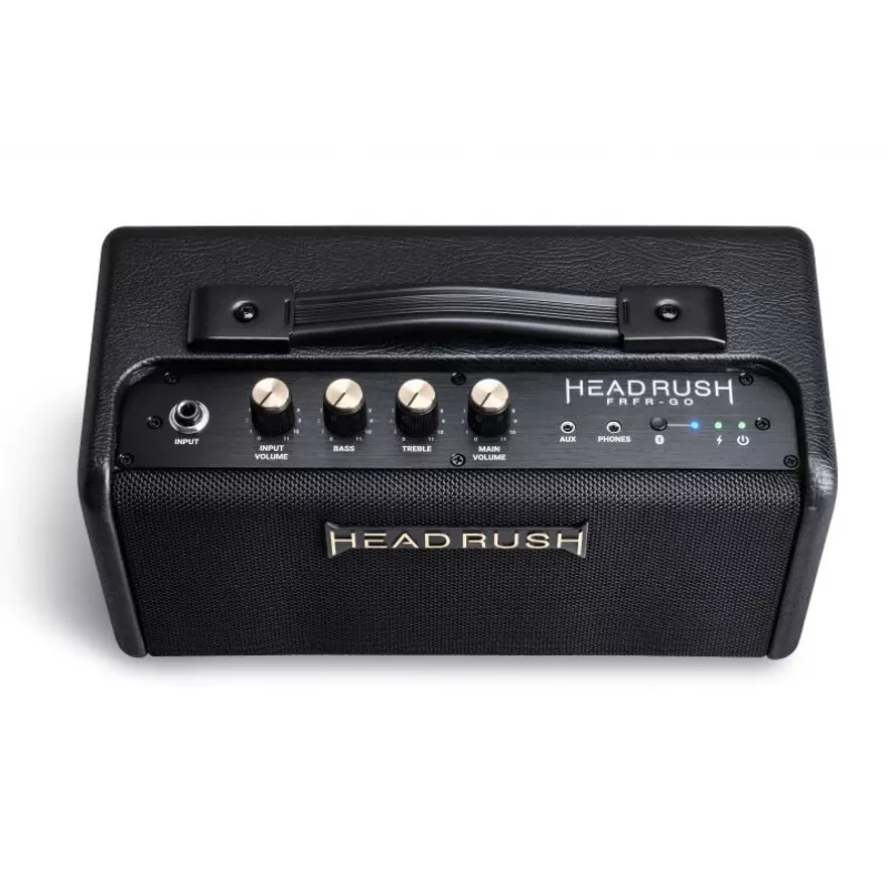 Nešiojamas FRFR gitaros stiprintuvas HEADRUSH FRFR-GO, 65W, pilno dažnių diapazono, baterija/maitinimas iš tinklo