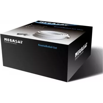 Koaksialinis kabelis Megasat 100148 50m F Baltas