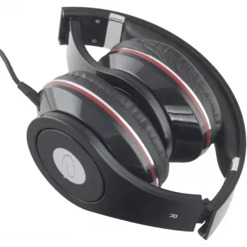 Ausinės / headset Esperanza EH141K lankeliu, juodos