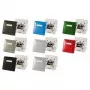 Tinklinis kištukinis lizdas ShiverPeaks BS74280-R — 2× RJ-45, Cat6a, raudonas