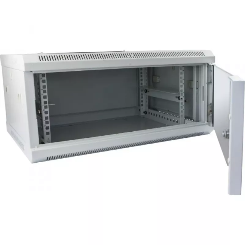 Sieninis tinklo spintos korpusas ALLNET ALL-SMC6412GRAU 12U, 50 kg, pilkas, su rakinamu dangčiu