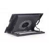 Aušinimo stovas nešiojamam kompiuteriui Gembird NBS-1F17T-01, iki 17 colių, 1×15 cm ventiliatorius, USB 2.0, 370×265×33 mm, 350 mA, juodas