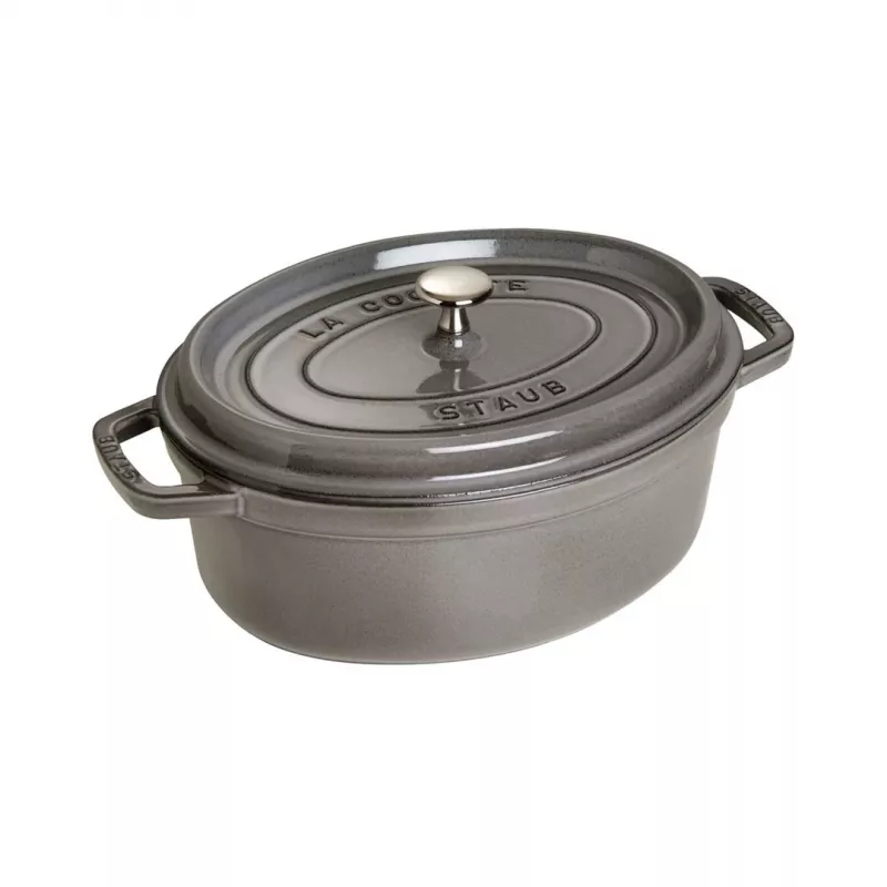 Ketaus troškintuvas Staub La Cocotte 5,5 L ovalus