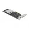 PCI Express x8 kortelė DeLOCK 89009 su dviem USB-C 3.2 Gen 2x2 prievadais
