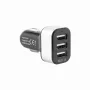 Sbox automobilinis įkroviklis CC-331B 3.1A juodas/pilkas