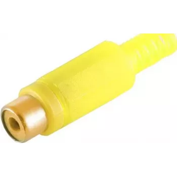 RCA jungtis (moteriška) ShiverPeaks BS51500-YG, geltona