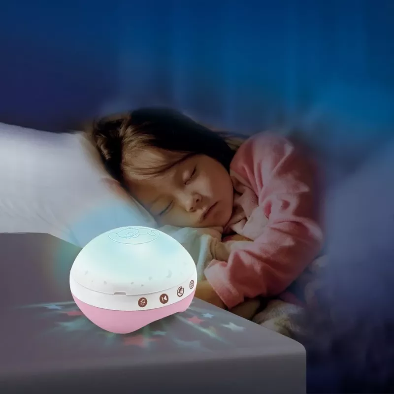 Muzikinė dėžutė kūdikiams B-kids 3in1 Infantino 150302050 — pudrinė rožinė, 3-in-1 raminantis žaislas