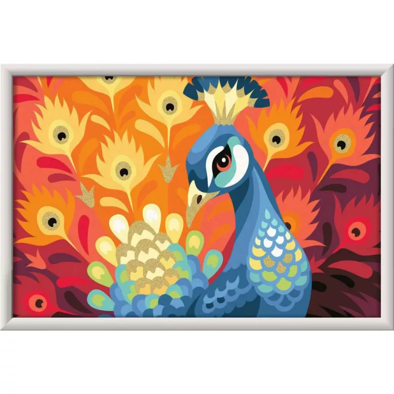 Ravensburger CreArt Proud Peacock – piešimo rinkinys