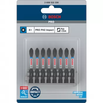 Atsuktuvų antgalių rinkinys Bosch 2 608 522 330 8 vnt.