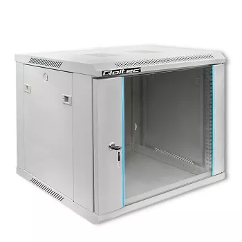 Rack spinta QOLTEC 19 colių 9U 600x500x600 sieniniam arba ant grindų montavimui serverių korpusas