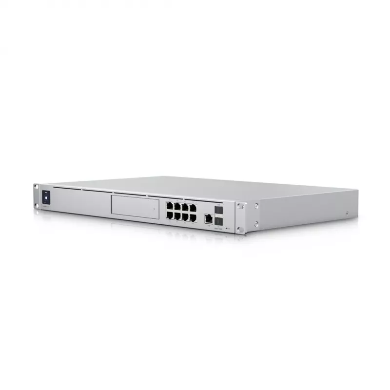 Šliuzas UBIQUITI Dream Machine Special Edition – 1U stovas, 8x RJ-45 LAN, PoE, 1,7 GHz procesorius, 4 GB DDR4, 16 GB „flash“, 3,3 cm liečiamasis ekranas