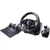 Vairas su pedalais Subsonic GS850-X Juodas 270° sukimosi kampas USB