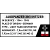Cobi Blocks Jagdpanzer 38t Brave konstruktorius, 731 detalė