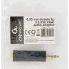 Cablexpert A-6.35F-3.5M garso adapteris 6.35 mm lizdas – 3.5 mm kištukas