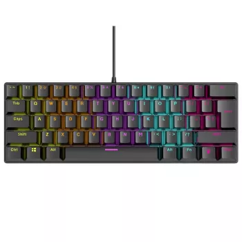 Mechaninė klaviatūra RAMPAGE PLOWER K60 su Blue jungikliais ir RGB apšvietimu