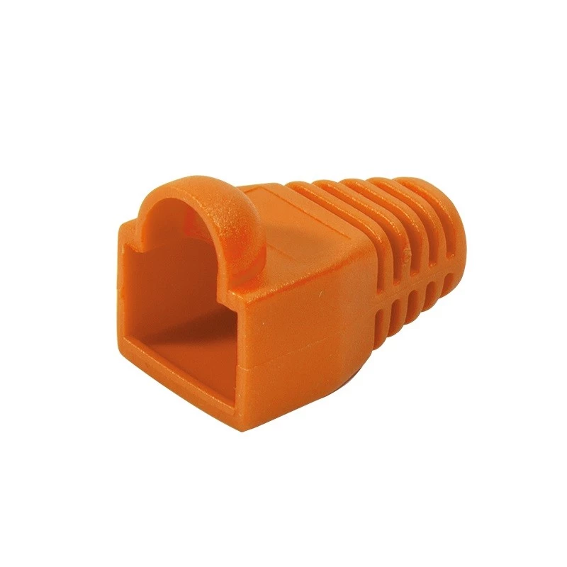 RJ45 CAT.6 kištukas 100 vnt., oranžinis