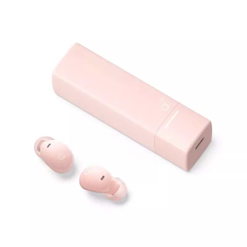 Belaidės ausinės Anker A30i – intraauralinės, Bluetooth, rožinės, skirtos pokalbiams, muzikai ir sportui