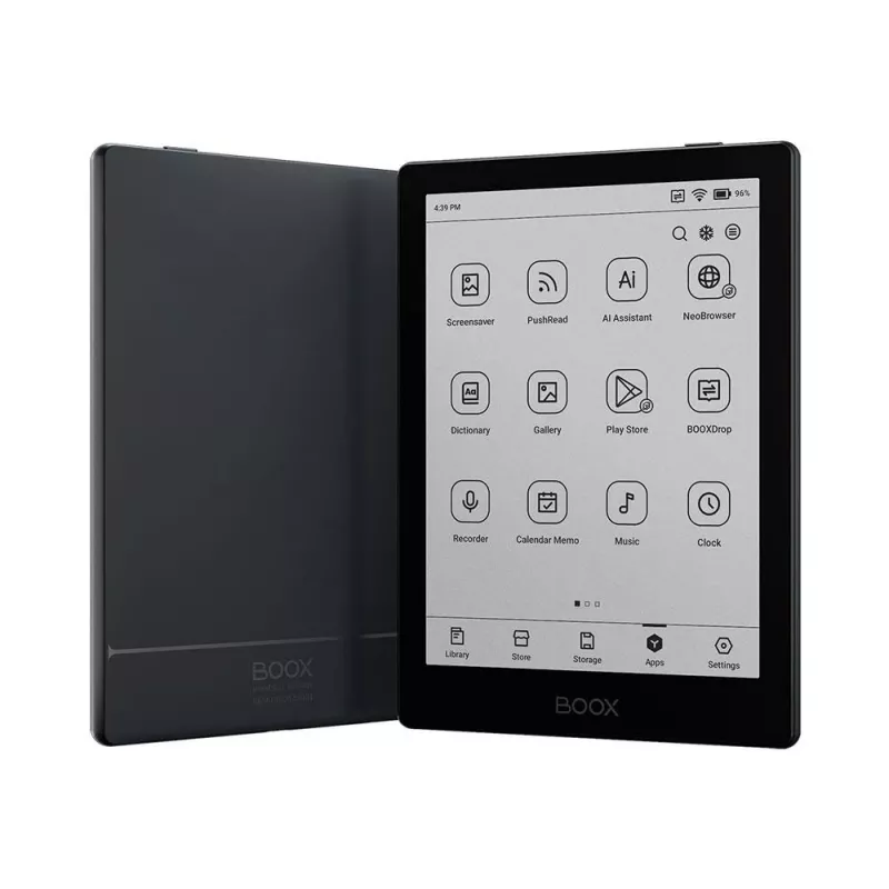 E-skaitmeninė knyga Onyx Boox Go 6, 6 colių (15,2 cm), 1448×1072 E-ink, 32 GB, 2 GB RAM, Android 11, dviejų juostų Wi-Fi, Bluetooth 5.0, MicroSD, USB-C, juoda
