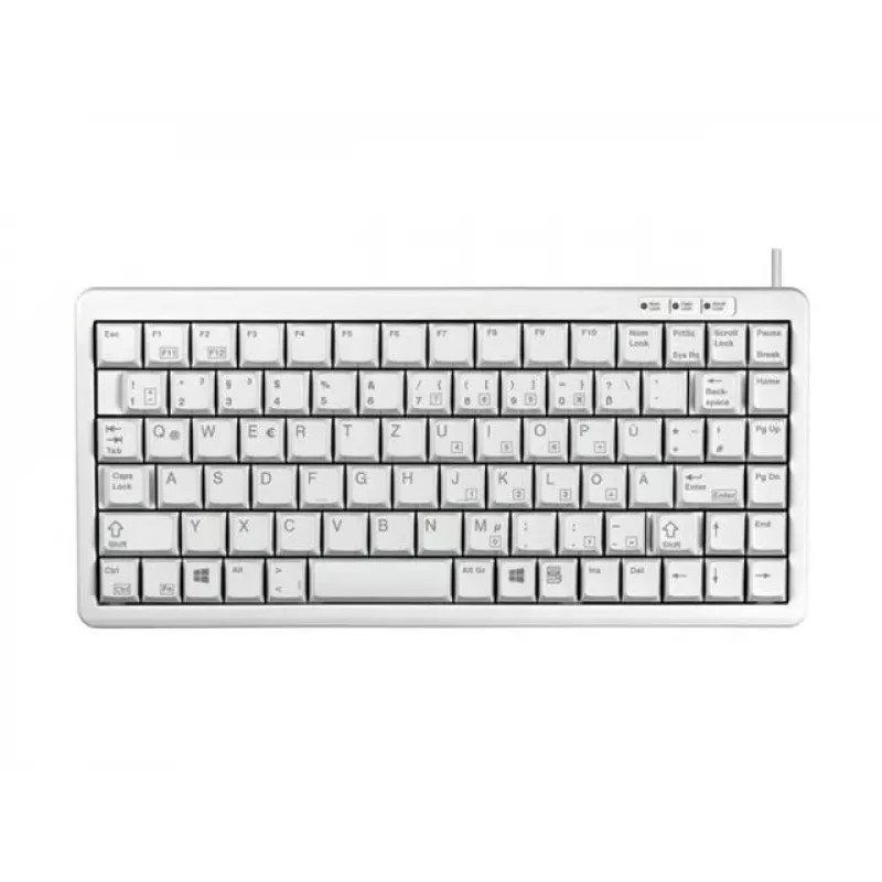 CHERRY Compact klaviatūra, kombinuota (USB + PS/2), QWERTY, pilka