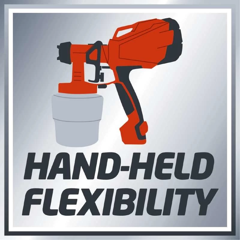 Einhell TC-SY 400 P 4260005 dažų purškimo sistema, 400 W, 0,8 l talpykla, raudona/juoda